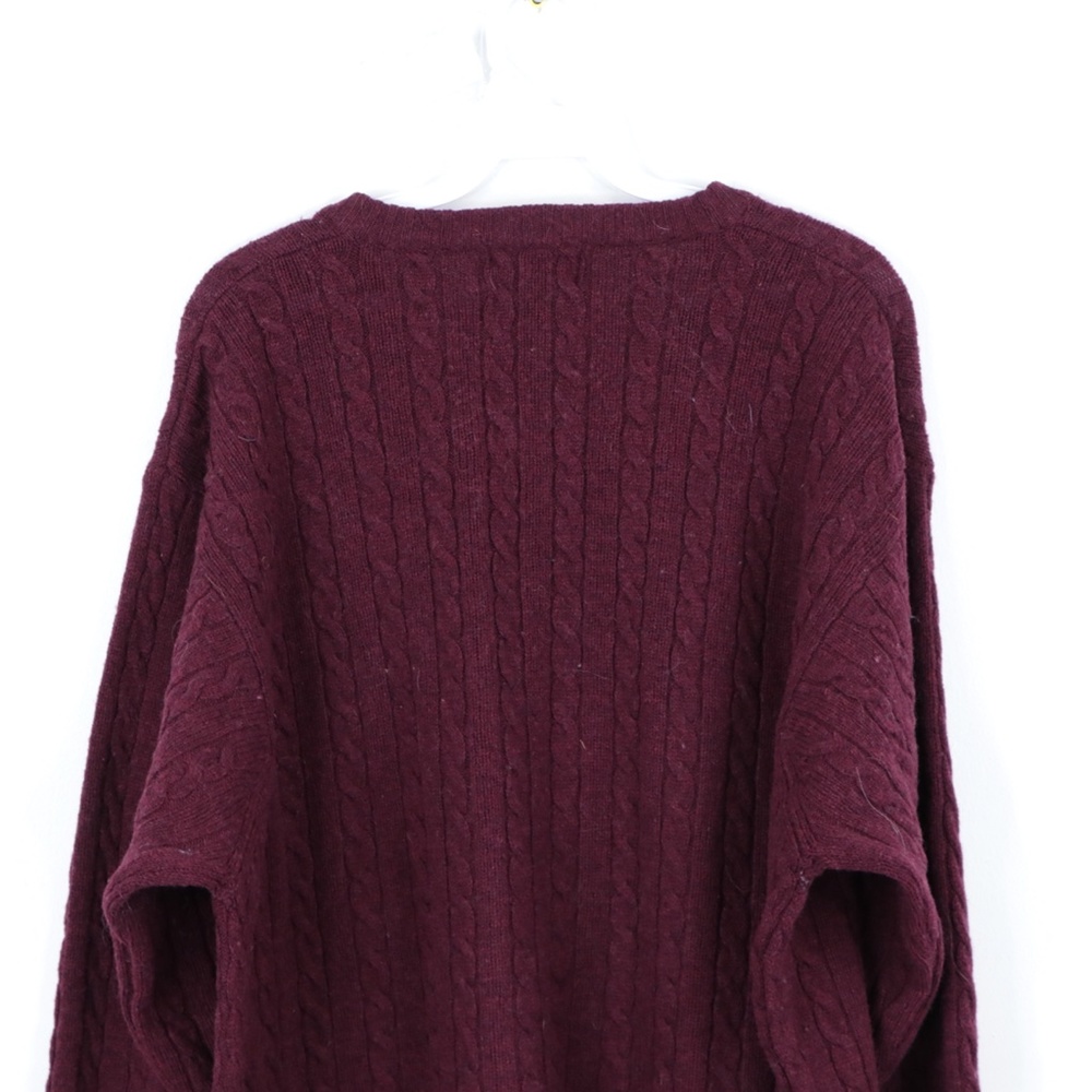 Pendleton Mens Large Virgin Wool V Neck Sweater - image 6